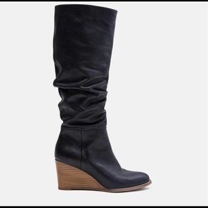 Andre Assous Saffi Napa Tall Shaft Wedge Boot NIB